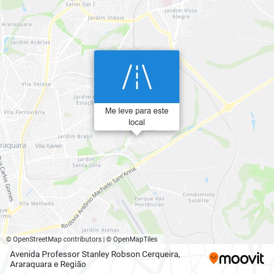 Avenida Professor Stanley Robson Cerqueira mapa