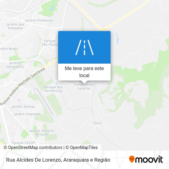 Rua Alcides De Lorenzo mapa