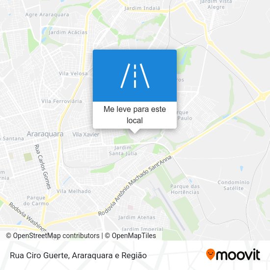 Rua Ciro Guerte mapa
