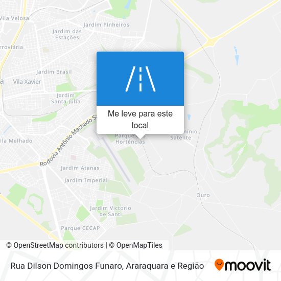 Rua Dilson Domingos Funaro mapa