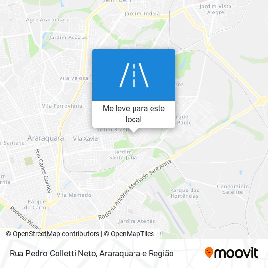 Rua Pedro Colletti Neto mapa