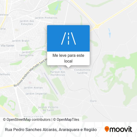 Rua Pedro Sanches Alcarás mapa