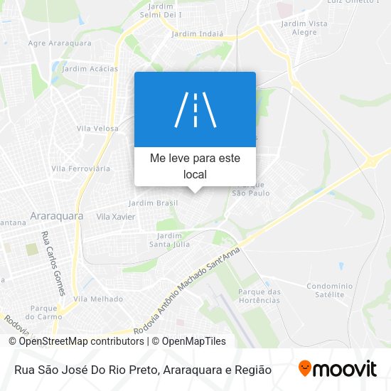 Rua São José Do Rio Preto mapa