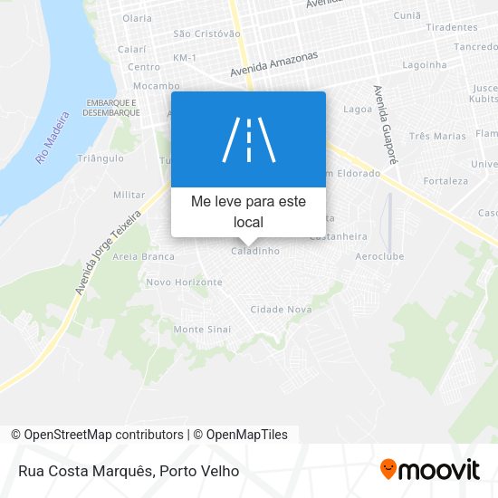 Rua Costa Marquês mapa
