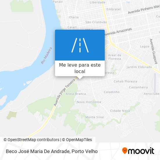 Beco José Maria De Andrade mapa