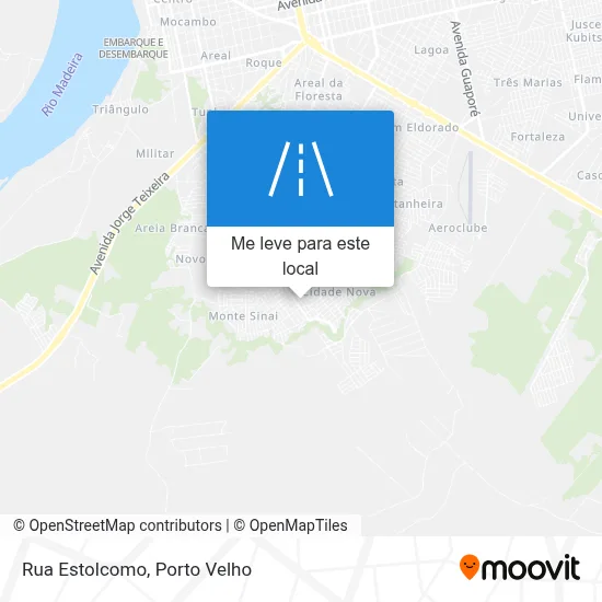 Rua Estolcomo mapa
