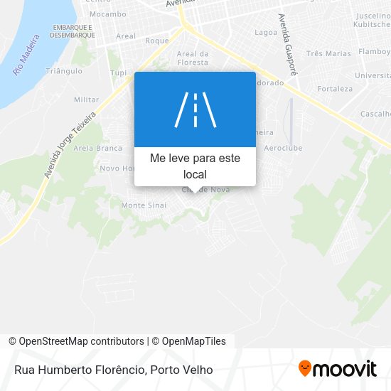 Rua Humberto Florêncio mapa
