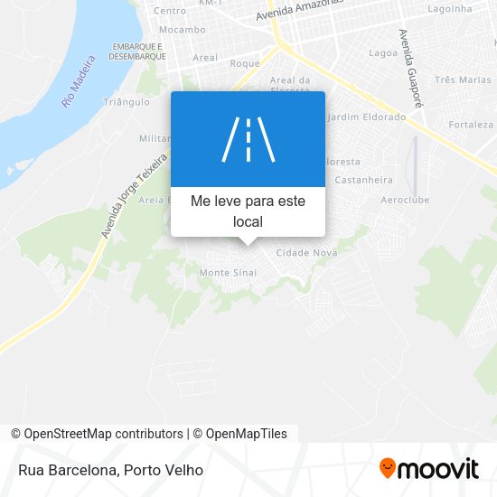 Rua Barcelona mapa