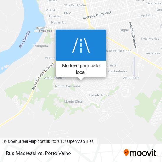 Rua Madressilva mapa