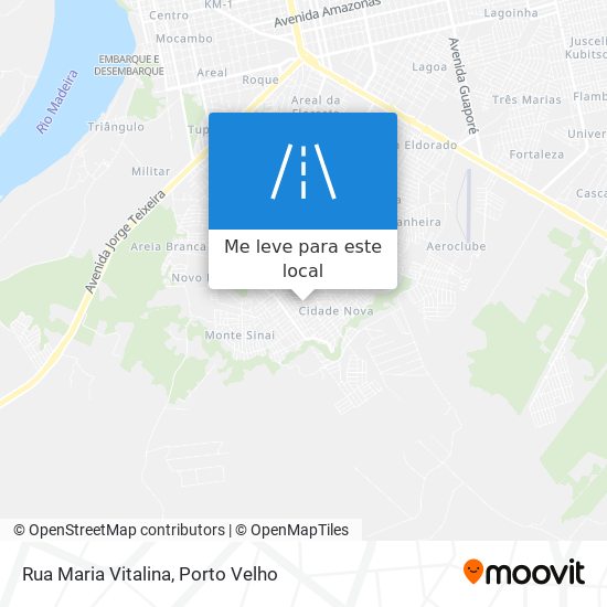 Rua Maria Vitalina mapa