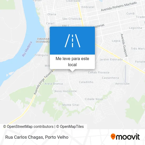 Rua Carlos Chagas mapa