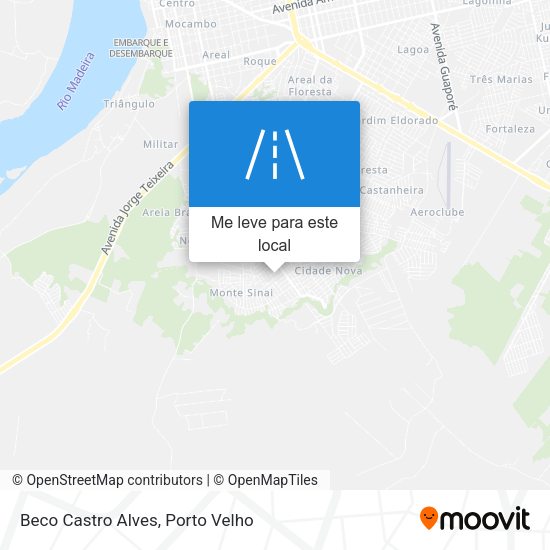 Beco Castro Alves mapa