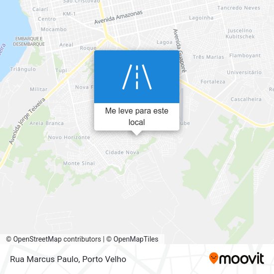 Rua Marcus Paulo mapa