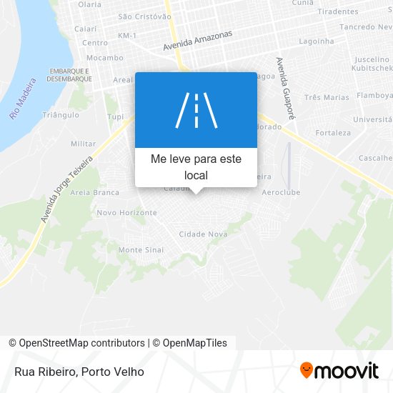 Rua Ribeiro mapa