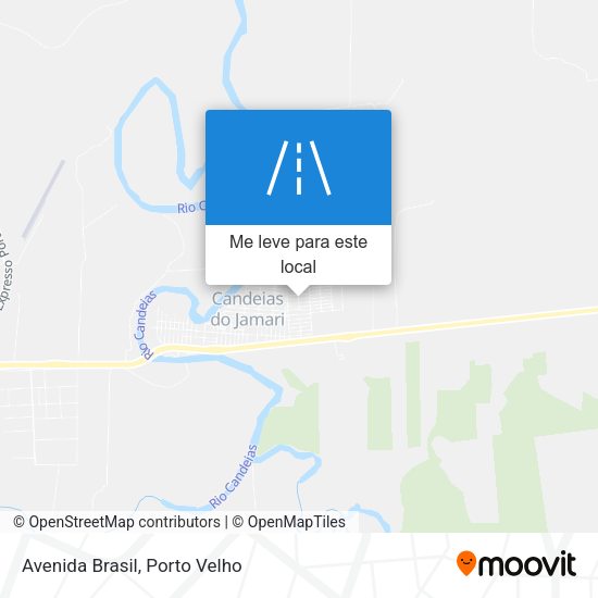 Avenida Brasil mapa