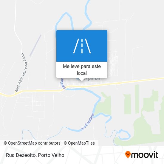 Rua Dezeoito mapa