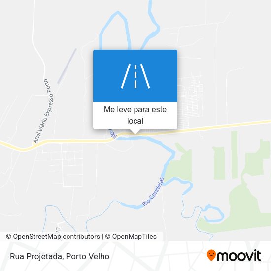 Rua Projetada mapa