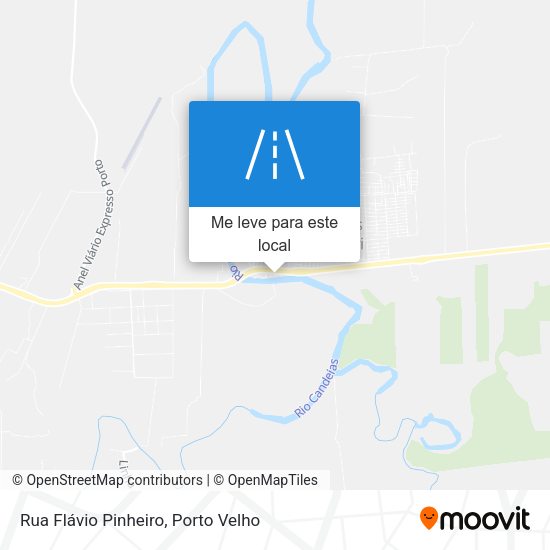 Rua Flávio Pinheiro mapa