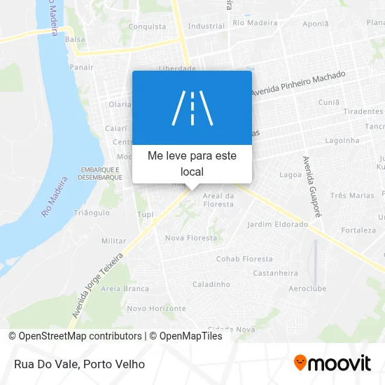Rua Do Vale mapa