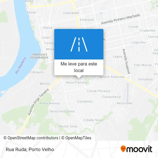 Rua Ruda mapa