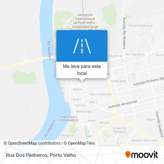 Rua Dos Pedreiros mapa