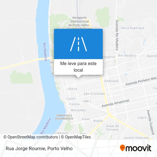 Rua Jorge Roumie mapa