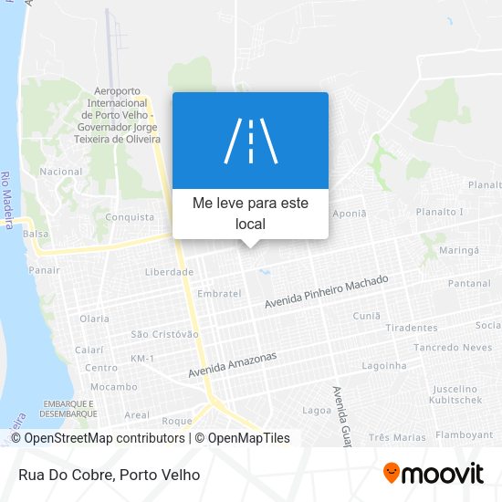 Rua Do Cobre mapa