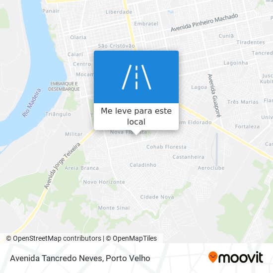 Avenida Tancredo Neves mapa