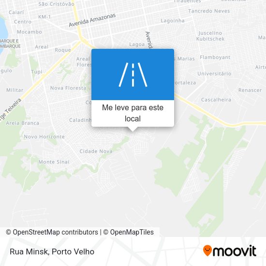 Rua Minsk mapa