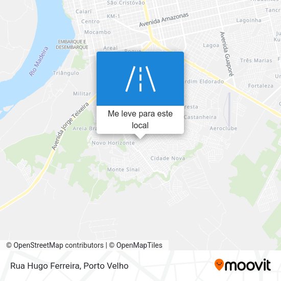 Rua Hugo Ferreira mapa