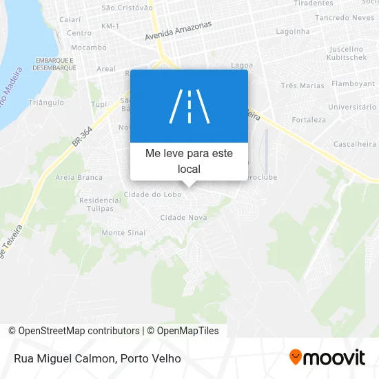 Rua Miguel Calmon mapa