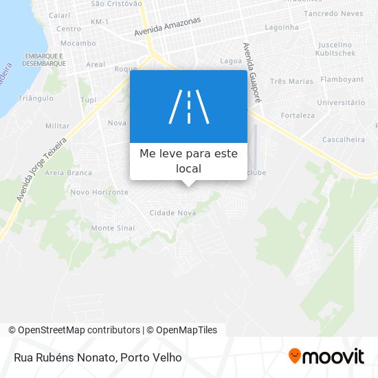 Rua Rubéns Nonato mapa