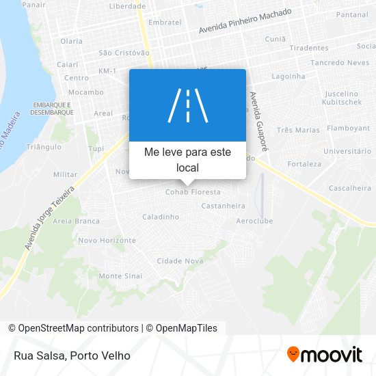 Rua Salsa mapa