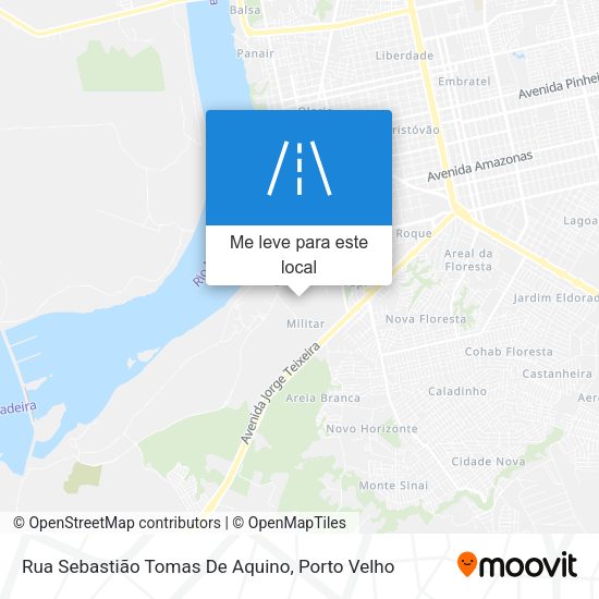 Rua Sebastião Tomas De Aquino mapa