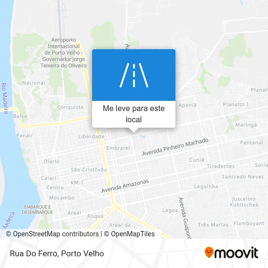 Rua Do Ferro mapa