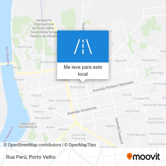 Rua Perú mapa