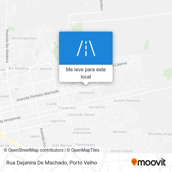 Rua Dejanira De Machado mapa