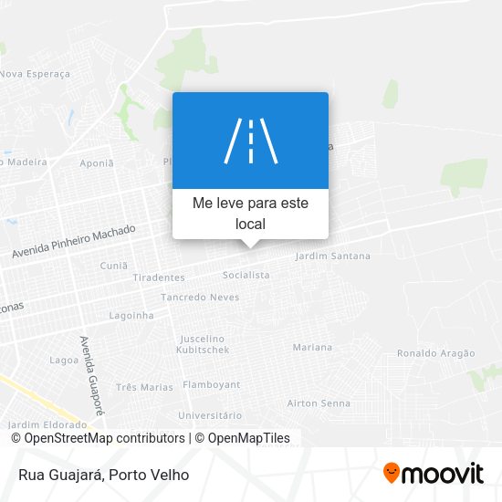 Rua Guajará mapa