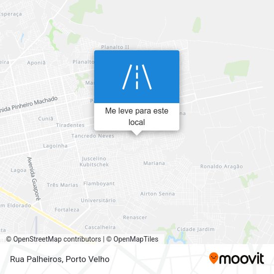 Rua Palheiros mapa