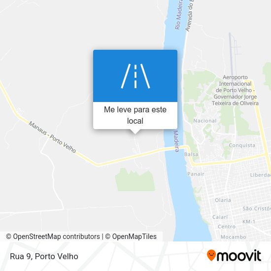 Rua 9 mapa