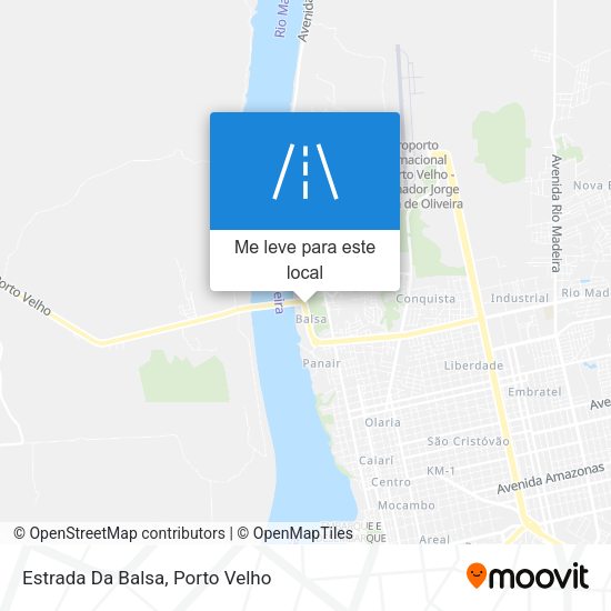 Estrada Da Balsa mapa