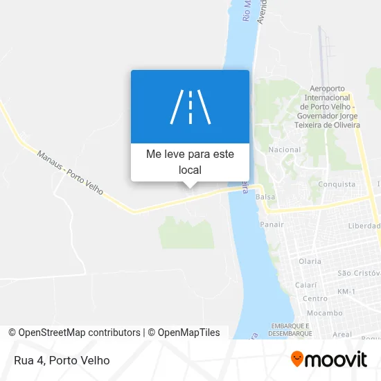 Rua 4 mapa