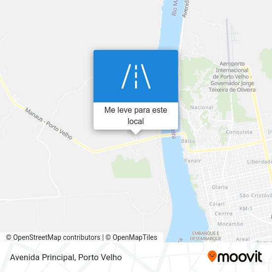 Avenida Principal mapa