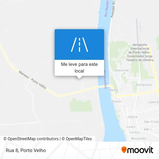 Rua 8 mapa