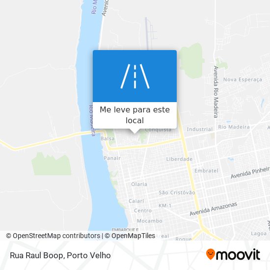 Rua Raul Boop mapa