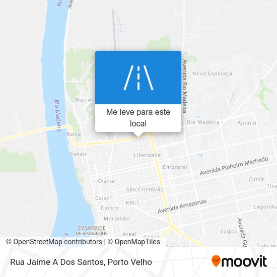 Rua Jaime A Dos Santos mapa