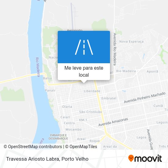 Travessa Ariosto Labra mapa