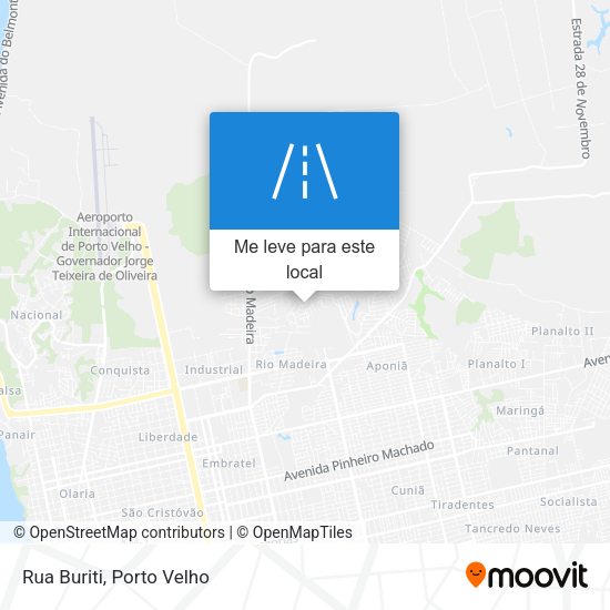Rua Buriti mapa
