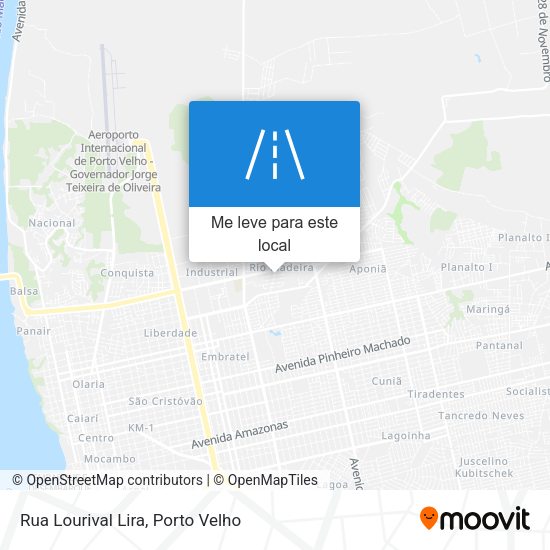 Rua Lourival Lira mapa