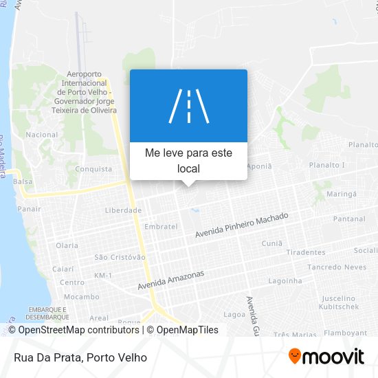 Rua Da Prata mapa